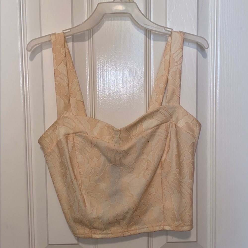Lace crop top